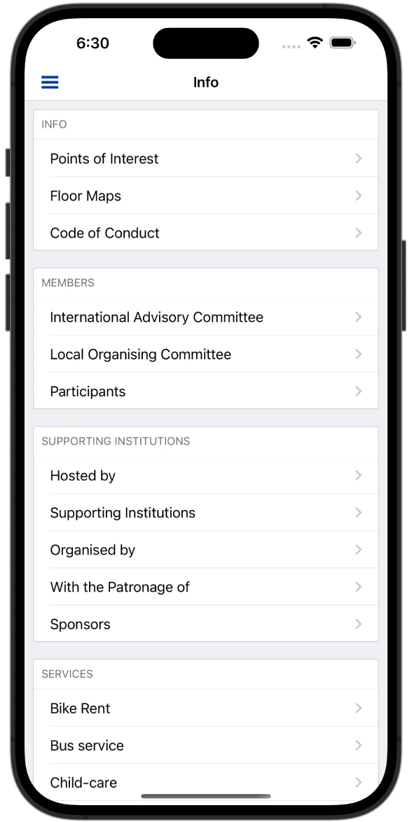 From EasyChair Smart Program to Mobile App: The Full Path